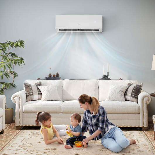 Eco Mini Split AC/Heater: R32 and Inverter - 12000BTU 24 SEER2 115V WiFi-0
