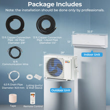 Eco Mini Split AC/Heater: R32 and Inverter - 12000BTU 24 SEER2 115V WiFi-1