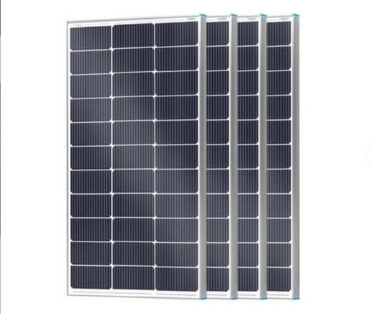 100W Flexible Monocrystalline Black Solar Panel-1