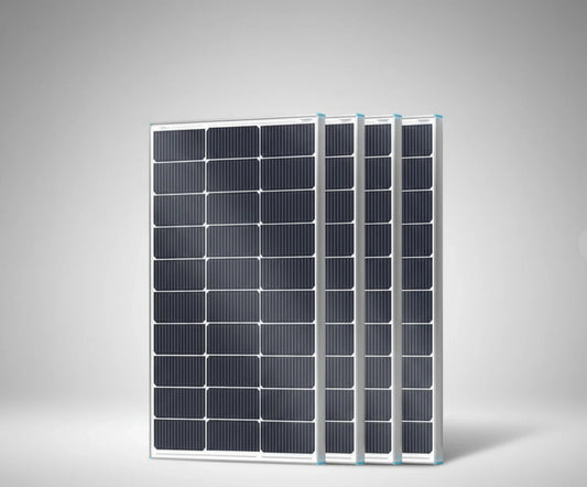 100W Flexible Monocrystalline Black Solar Panel-0