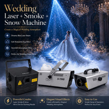 Z9 RGB Wedding Laser Lights 5W/10W/12W Smoke Snow Bundle-1